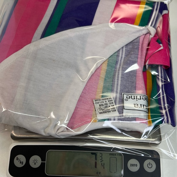 Vintage Bright Stripe Shirt 80s Size XL - Picture 16 of 16